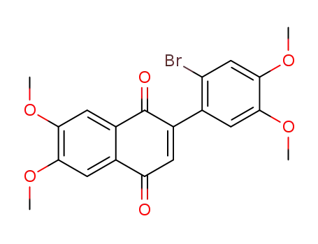 2-(2'-bromo-4',5'-dimethoxyphenyl)-6,7-dimethoxy-1,4-dihydro-1,4-naphthalenedione