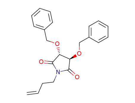 (3R,4R)-3,4-bis(benzyloxy)-1-(but-3-enyl)pyrrolidine-2,5-dione