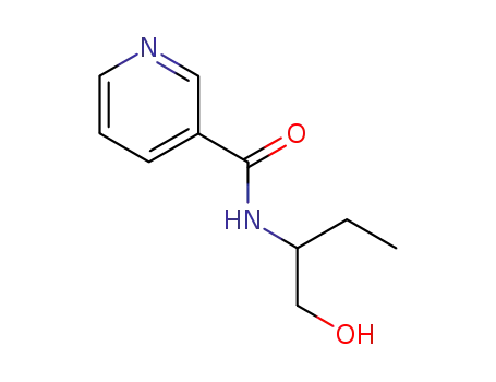 Molecular Structure of 215120-51-7 (N-(1-hydroxybutan-2-yl)nicotinamide)