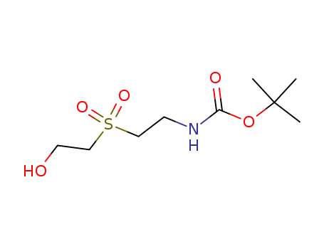 tert-butyl-2-(2-hydroxyethylsulfonyl)ethylcarbamate