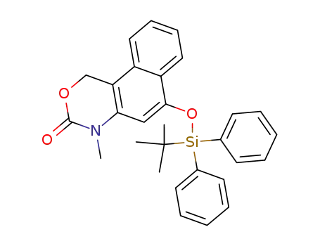 6-(tert-Butyl-diphenyl-silanyloxy)-4-methyl-1,4-dihydro-naphtho[2,1-d][1,3]oxazin-3-one