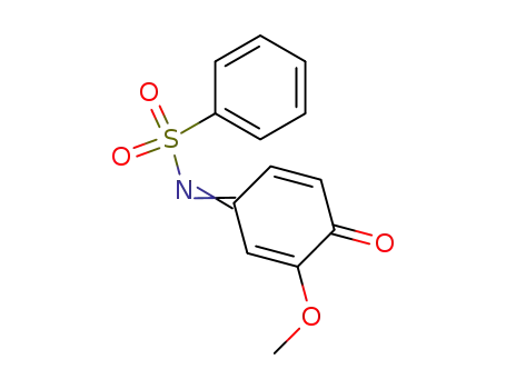 Benzenesulfonamide,
N-(3-methoxy-4-oxo-2,5-cyclohexadien-1-ylidene)-