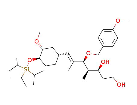 (E,3S,4R,5S)-4,6-Dimethyl-5-<(p-methoxybenzyl)oxy>-7-<(1R,3R,4R)-3-methoxy-4-<(triisopropylsilyl)oxy>cyclohexyl>-6-hepten-1,3-diol