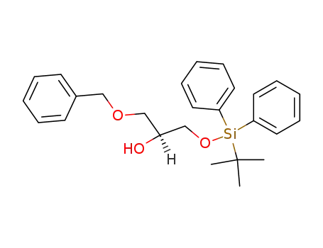 Molecular Structure of 99298-07-4 (1-O-(tert-butyldiphenylsilyl)-3-O-benzyl-sn-glycerol)