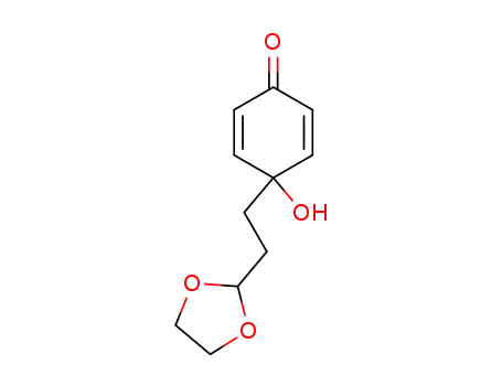 4-<2-(1,3-Dioxolan-2-yl)ethyl>-4-hydroxycyclohexa-2,5-dien-1-one