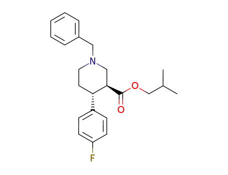 isobutyl (3S,4R)-1-benzyl-4-(4-fluorophenyl)piperidine-3-carboxylate