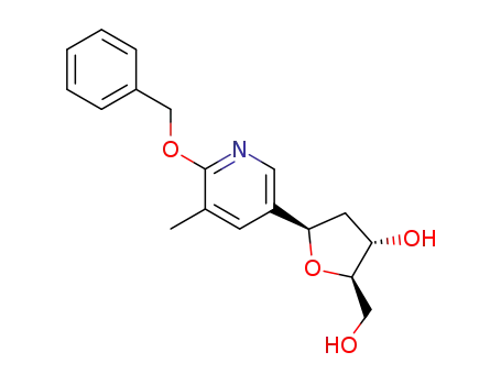 2-(Benzyloxy)-5-(2'-deoxy-β-O-ribofuranosyl)-3-methylpyridine