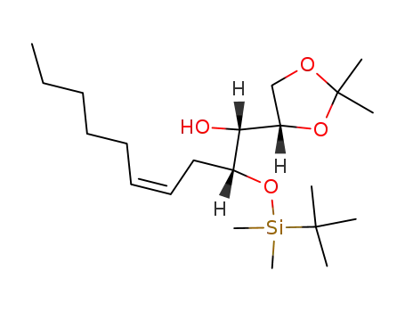 (Z)-(1R,2R)-2-(tert-Butyl-dimethyl-silanyloxy)-1-((S)-2,2-dimethyl-[1,3]dioxolan-4-yl)-dec-4-en-1-ol