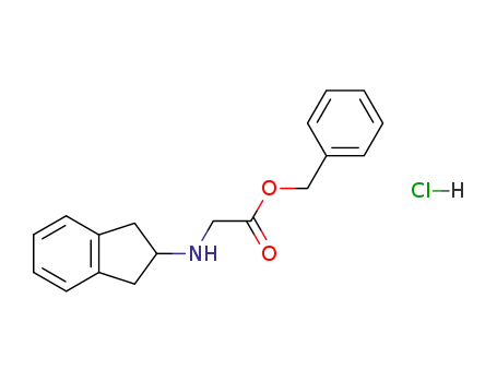 N-(2,3-dihydro-1 H-inden-2-yl)-glycine benzyl ester hydrochloride