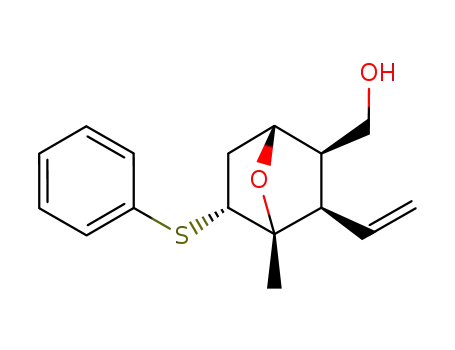 3-exo-ethenyl-4-methyl-5-endo-(phenylthio)-7-oxabicyclo<2.2.1>heptane-2-exo-methanol