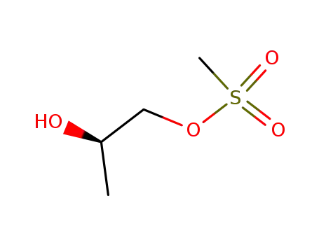 Molecular Structure of 262423-81-4 ((2R)-2-Hydroxy-1-propyl Methanesulfonate)