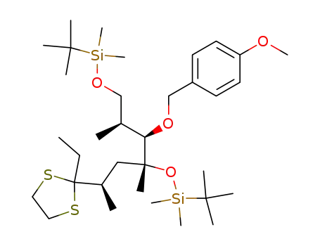 (2S,3R,4R,6R)-1,4-bis[(tert-butyldimethylsilyl)oxy]-7,7-(ethylenedithio)-3-[(4-methoxybenzyl)oxy]-2,4,6-trimethylnonane