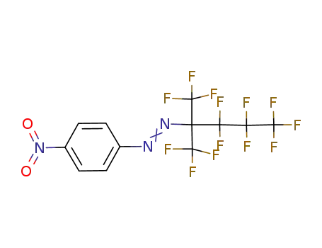 Diazene,
[2,2,3,3,4,4,4-heptafluoro-1,1-bis(trifluoromethyl)butyl](4-nitrophenyl)-