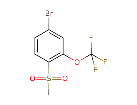 4-Bromo-1-methanesulfonyl-2-(trifluoromethoxy)benzene
