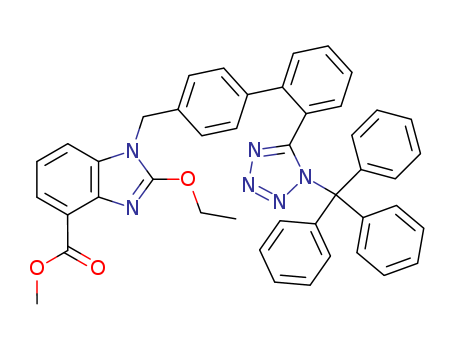 METHYL 2-ETHOXY-1-[[4-[2-(1-TRITYLTETRAZOL-5-YL)PHENYL]PHENYL]METHYL]BENZIMIDAZOLE-4-CARBOXYLATE