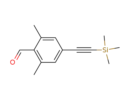2,6-dimethyl-4-<2-(trimethylsilyl)ethynyl>benzaldehyde