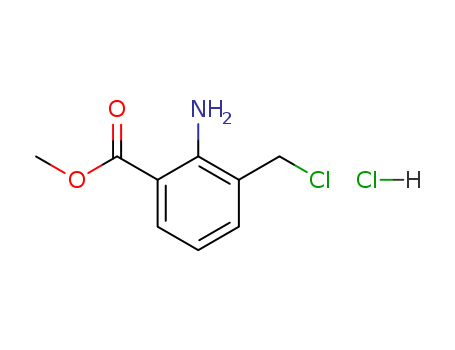 Benzoic acid, 2-amino-3-(chloromethyl)-, methyl ester, hydrochloride