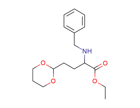 ethyl 2-benzylamino-4-(1,3-dioxan-2-yl)butyrate