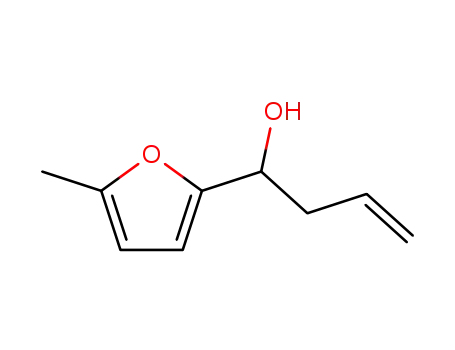 Molecular Structure of 65223-07-6 (2-(1-hydroxy-3-butenyl)-5-methyl furan)