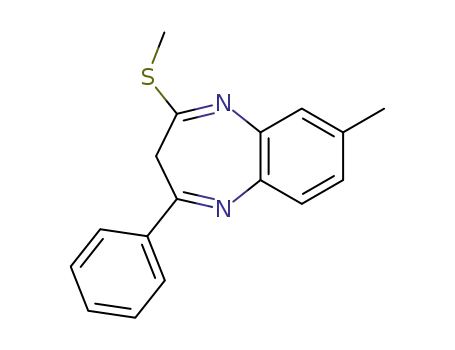 7-Methyl-4-methylsulfanyl-2-phenyl-3H-benzo[b][1,4]diazepine