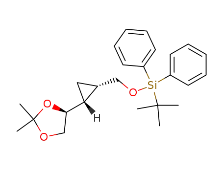 (1R,2S,4'S)-2-<<(tert-Butyldiphenylsilyl)oxy>methyl>-1-(2',2'-dimethyl-1',3'-dioxolan-4'-yl)cyclopropane