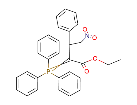 4-Nitro-3-phenyl-2-(triphenyl-λ<sup>5</sup>-phosphanylidene)-butyric acid ethyl ester