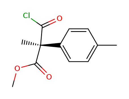 (S)-(+)-methyl 2-(chloroformyl)-2-(4-methylphenyl)propionate
