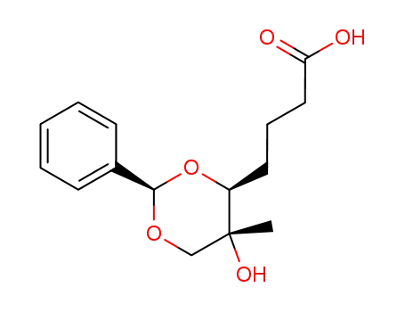 4-((2R,4S,5R)-5-Hydroxy-5-methyl-2-phenyl-[1,3]dioxan-4-yl)-butyric acid