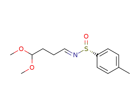 (R)-(-)-N-(4,4-dimethoxybutanylidene)-p-toluenesulfinimide