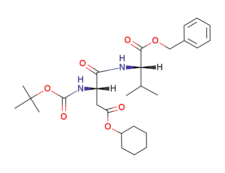 Molecular Structure of 152020-28-5 (Boc-Asp(OcHex)-Val-OBzl)