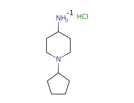 Molecular Structure of 952201-42-2 (1-Cyclopentylpiperidin-4-aMine dihydrochloride)