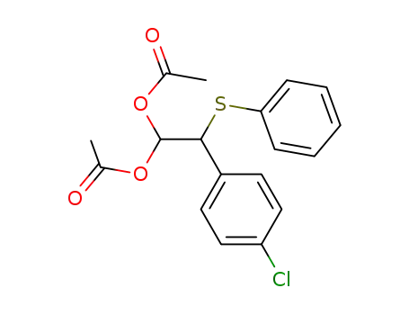 1,1-diacetoxy-2-(4-chlorophenyl)-2-(phenylsulfenyl)ethane