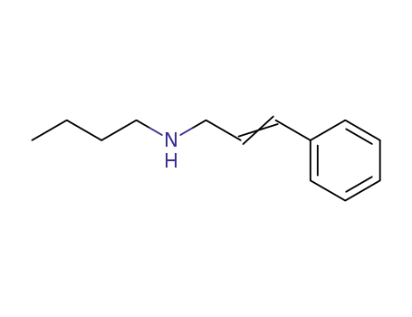 Molecular Structure of 20849-96-1 (1-Butanamine, N-(3-phenyl-2-propenyl)-)