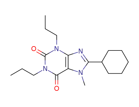 8-cyclohexyl-1,3-dipropyl-7-methylxanthine