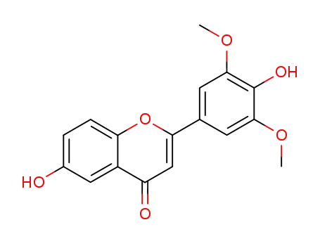 4H-1-Benzopyran-4-one, 6-hydroxy-2-(4-hydroxy-3,5-dimethoxyphenyl)-