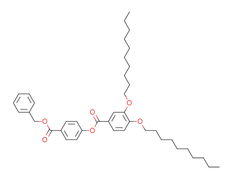 Benzoic acid, 3,4-bis(decyloxy)-, 4-[(phenylmethoxy)carbonyl]phenyl
ester