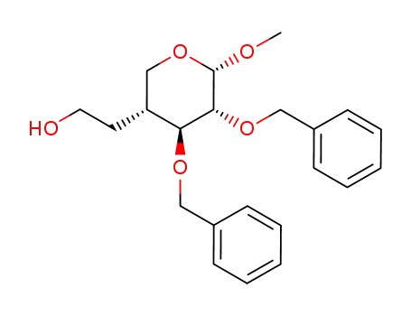 2-((3R,4S,5R,6S)-4,5-Bis-benzyloxy-6-methoxy-tetrahydro-pyran-3-yl)-ethanol