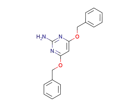 2-amino-4,6-bis(benzyloxy)pyrimidine