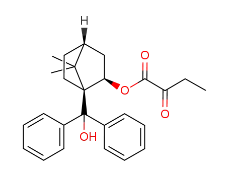 2-Oxo-butyric acid (1S,2R,4R)-1-(hydroxy-diphenyl-methyl)-7,7-dimethyl-bicyclo[2.2.1]hept-2-yl ester