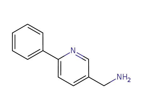 Molecular Structure of 294648-38-7 ((6-PHENYL-3-PYRIDINYL)METHYLAMINE)