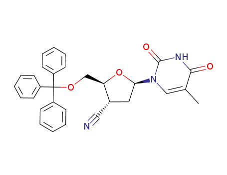 Thymidine, 3'-cyano-3'-deoxy-5'-O-(triphenylmethyl)-