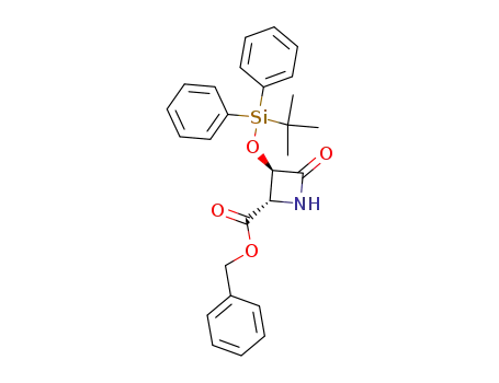 (3R,4S)-Benzyl 3-<(tert-Butyldiphenylsilyl)oxy>-2-oxo-4-azetidinecarboxylate