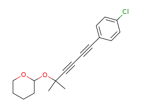 2H-Pyran,
2-[[5-(4-chlorophenyl)-1,1-dimethyl-2,4-pentadiynyl]oxy]tetrahydro-