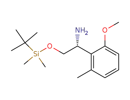 (R)-2-(tert-Butyl-dimethyl-silanyloxy)-1-(2-methoxy-6-methyl-phenyl)-ethylamine