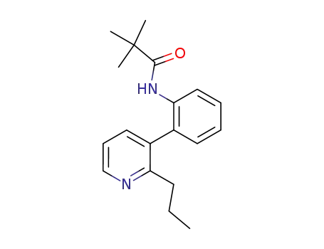 Molecular Structure of 340699-68-5 (2,2-dimethyl-N-(2-(2-propyl-3-pyridyl)phenyl)propanamide)