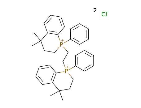 Phosphinolinium,1,1'-(1,2-ethanediyl)bis[1,2,3,4-tetrahydro-4,4-dimethyl-1-phenyl-, dichloride,(R*,S*)- (9CI) cas  80799-76-4