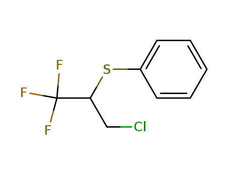 Molecular Structure of 73194-31-7 (1-(trifluoromethyl)-2-chloroethyl phenyl sulfide)