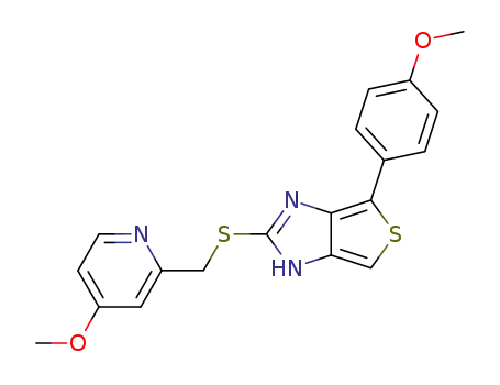 1H-Thieno[3,4-d]imidazole,
4-(4-methoxyphenyl)-2-[[(4-methoxy-2-pyridinyl)methyl]thio]-