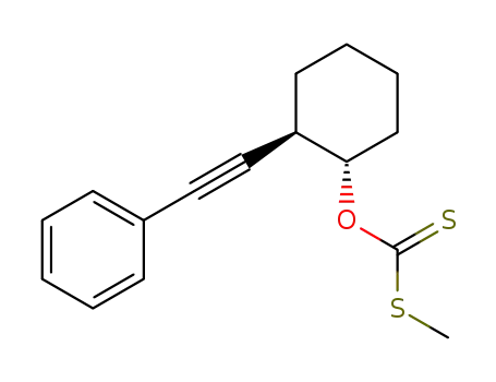 S-methyl O-trans-2-phenylethynylcyclohexyl dithiocarbonate