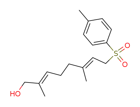 2,6-Dimethyl-8-(4-methylbenzene-1-sulfonyl)octa-2,6-dien-1-ol